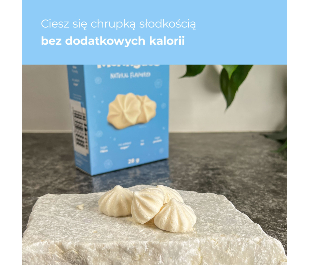 AmerPharma Locco 48 kcal Niskokaloryczne bezy proteinowe  Naturalne - 1503766 - zdjęcie 3